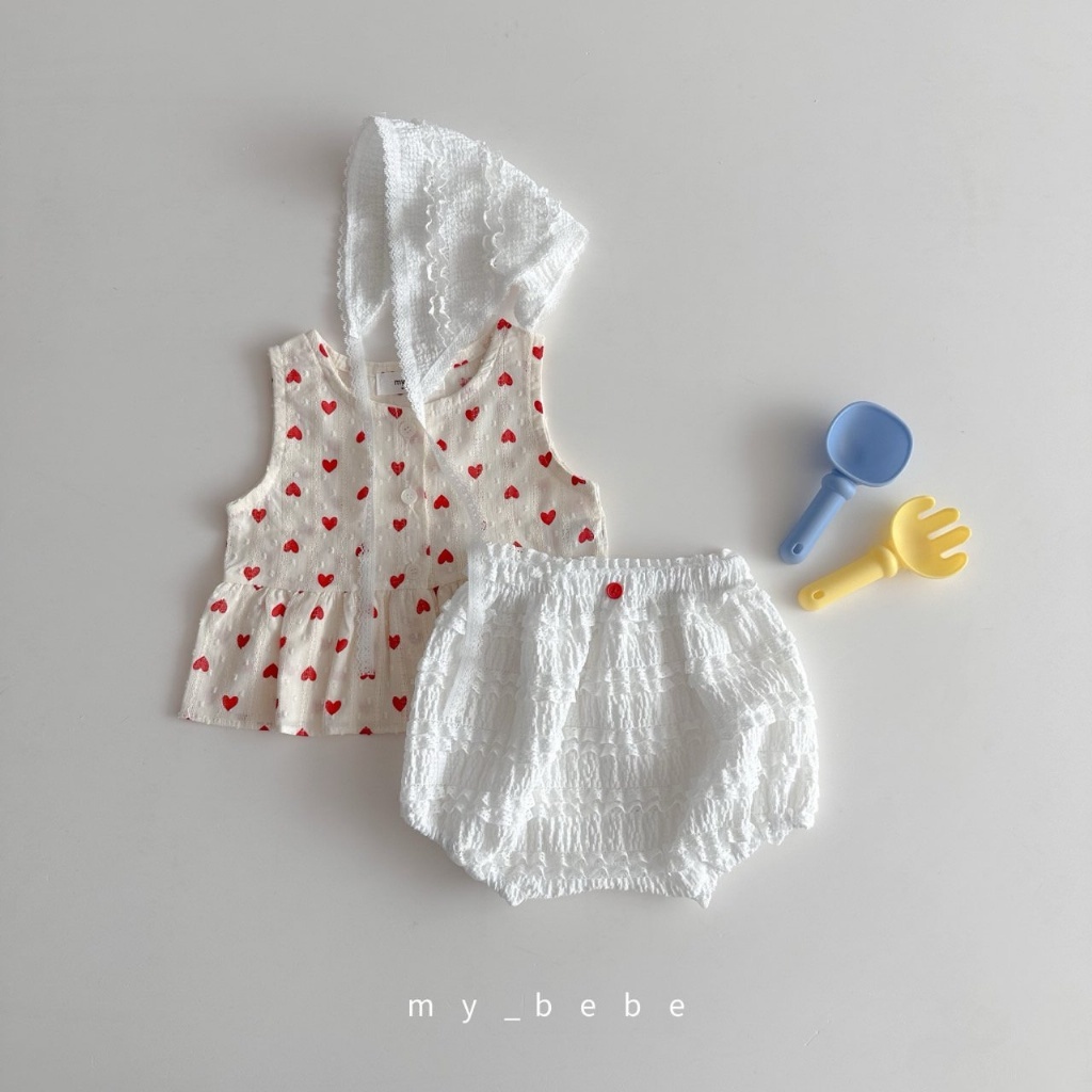 正韓夏MY BEBE 兩色蕾絲麵包褲