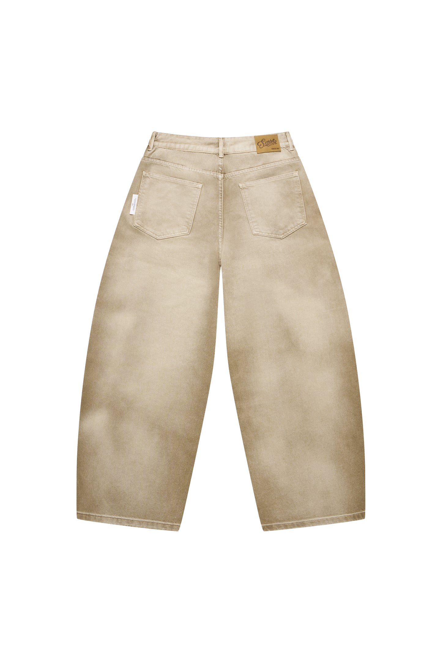 【車庫服飾】Sense Curved Drip Washed Pants