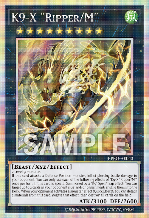 BPRO-AE043 (UR/PSER)K-9 X "Ripper/M"(K9-EX"割裂者/M")