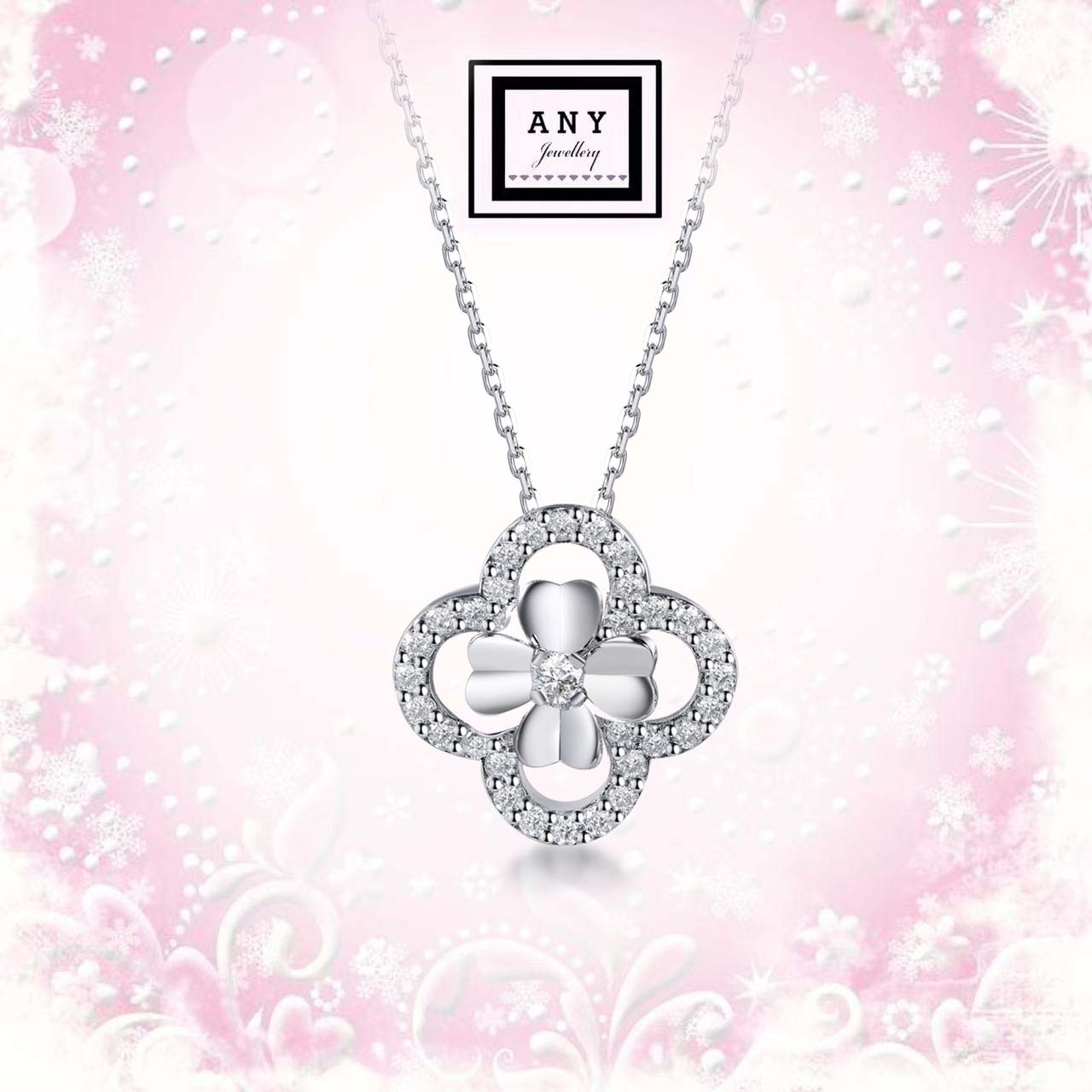 AQ25 N2990 幸運風車 Spin & Joy Necklace（莫桑）$398