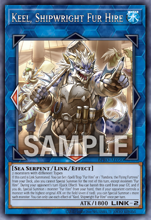 BPRO-AE050 (R)Keel, Shipwright Fur Hire(空牙團的船匠 奇魯)