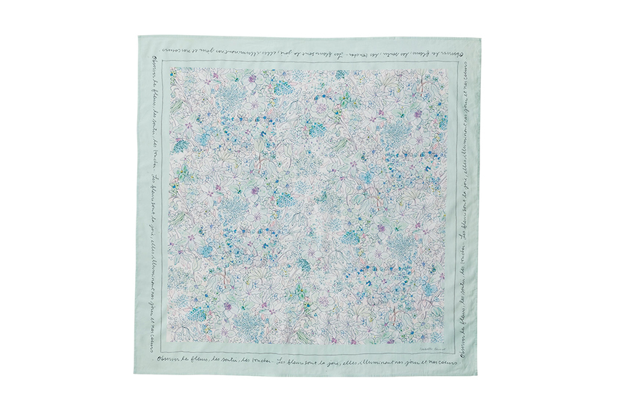 fog  linen work - ISABELLE BOINOT 圍巾 / 藍