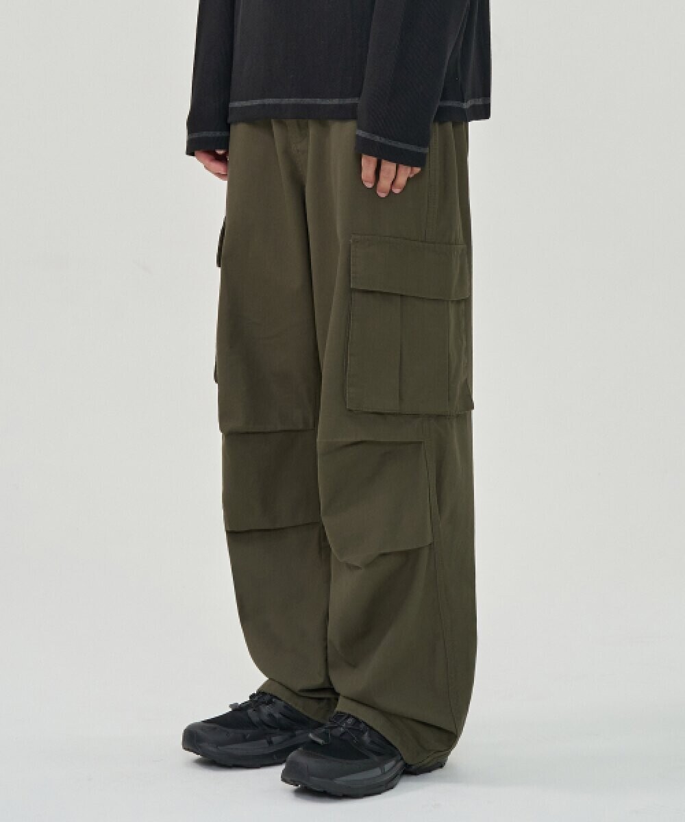 【OWN】TOFFEE 工裝 長褲 街頭 百搭 寬褲 口袋 經典 熱門 韓系 不分男女 黑色 灰色 綠色