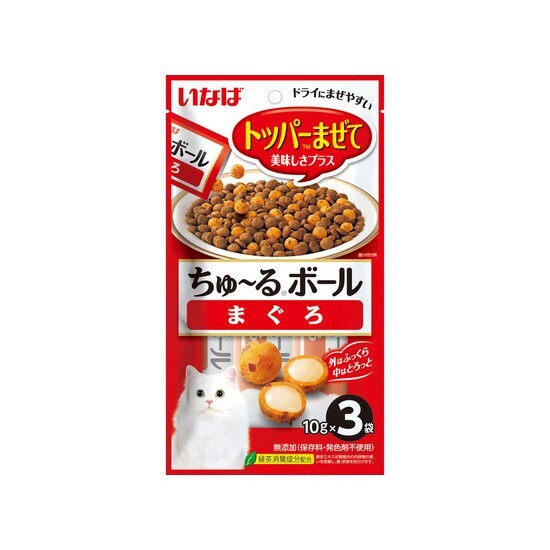 INABA 超奴軟心粒粒波 吞拿魚味 (10gx3袋)