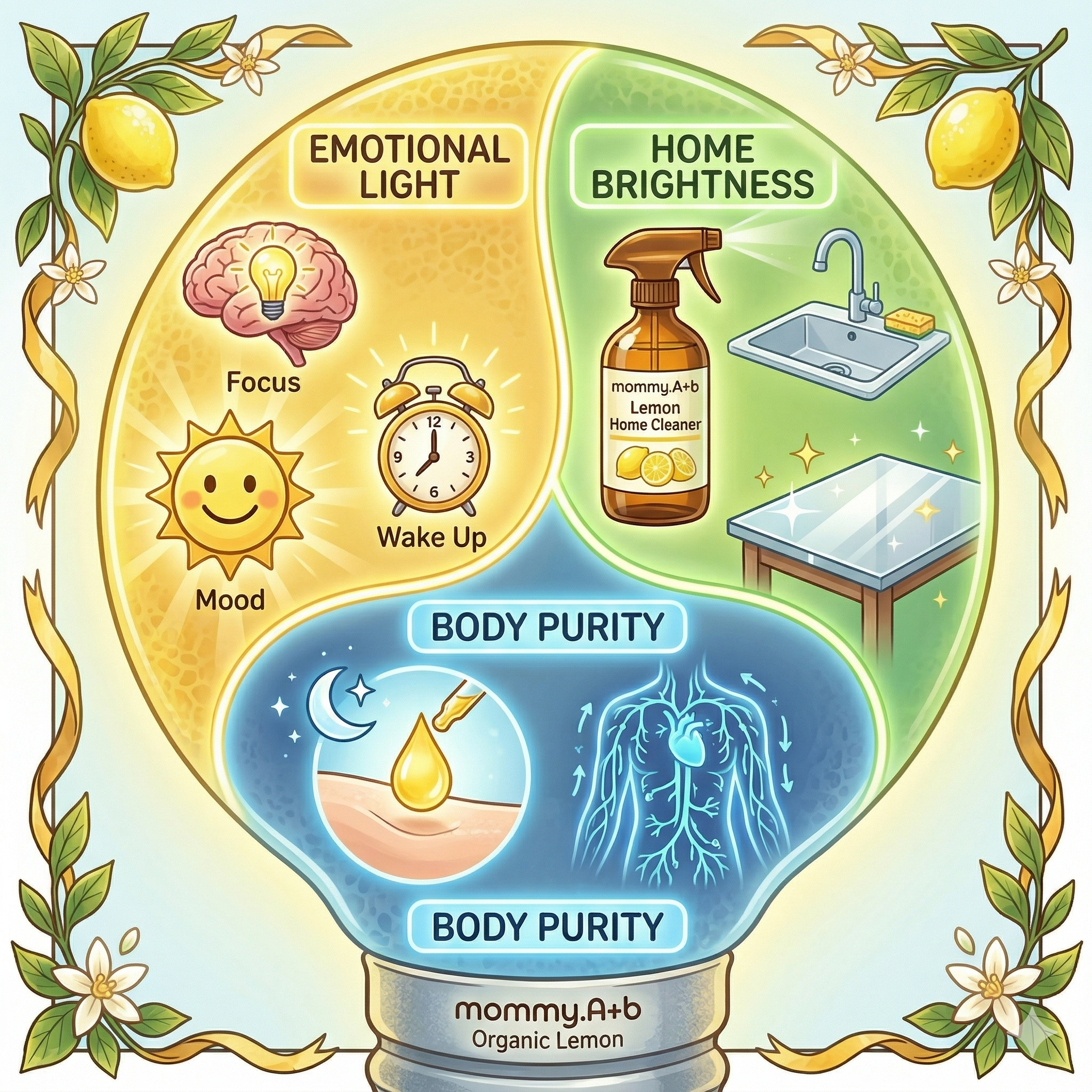 mommy.A+b Lemon essential oil