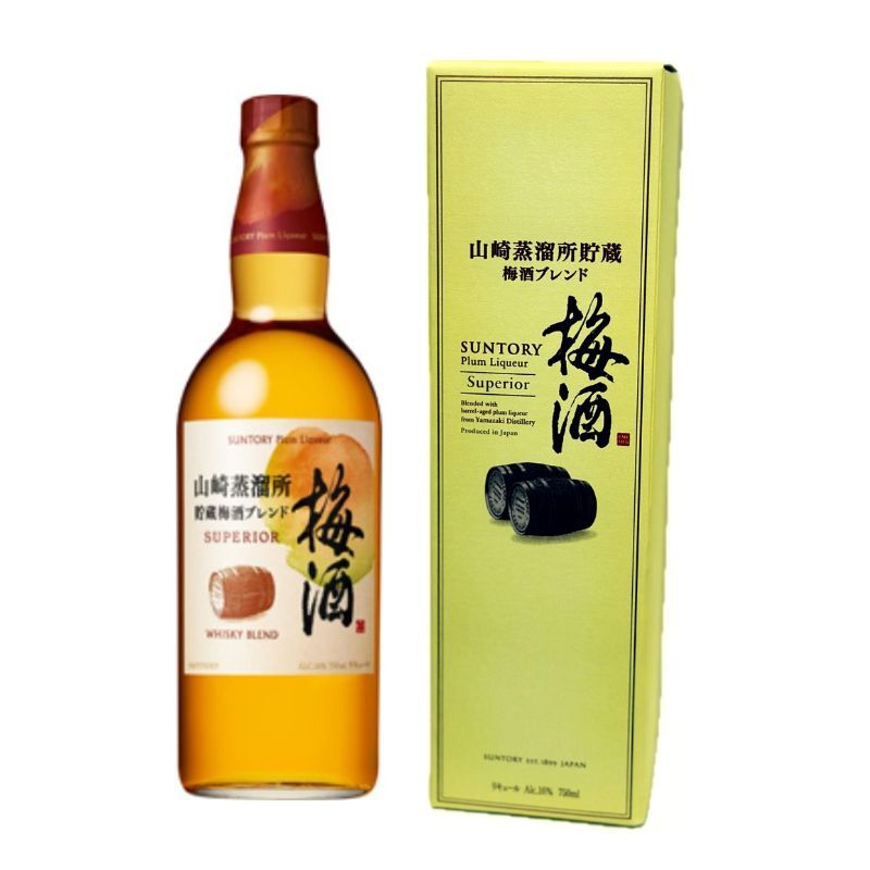 三得利山崎蒸溜所貯藏特級樽梅酒750mL (附盒)