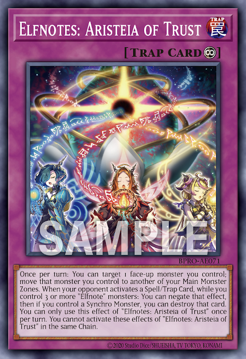 BPRO-AE071 Elfnotes: Aristeia of Trust(耀聖詩~託選的武功歌)