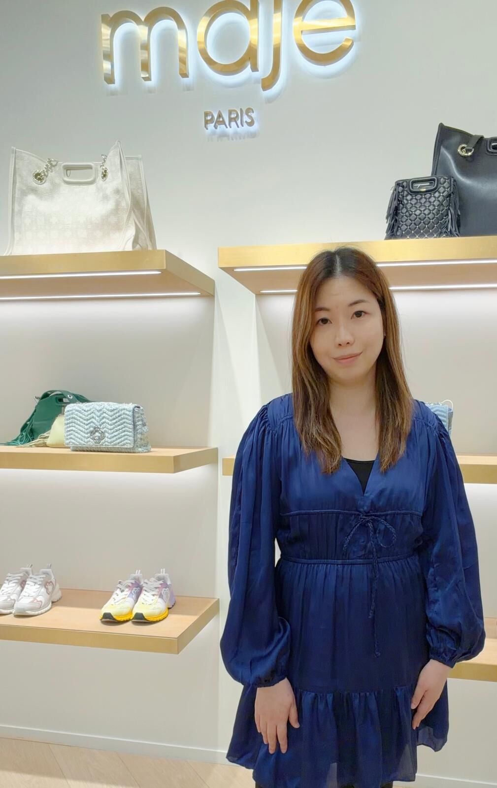 Maje 藍色連身裙 #MFPRO03404