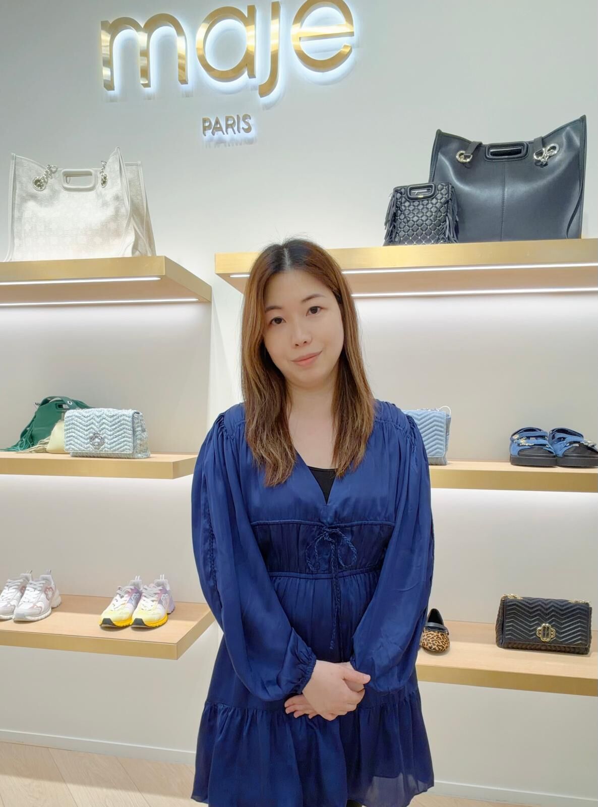 Maje 藍色連身裙 #MFPRO03404