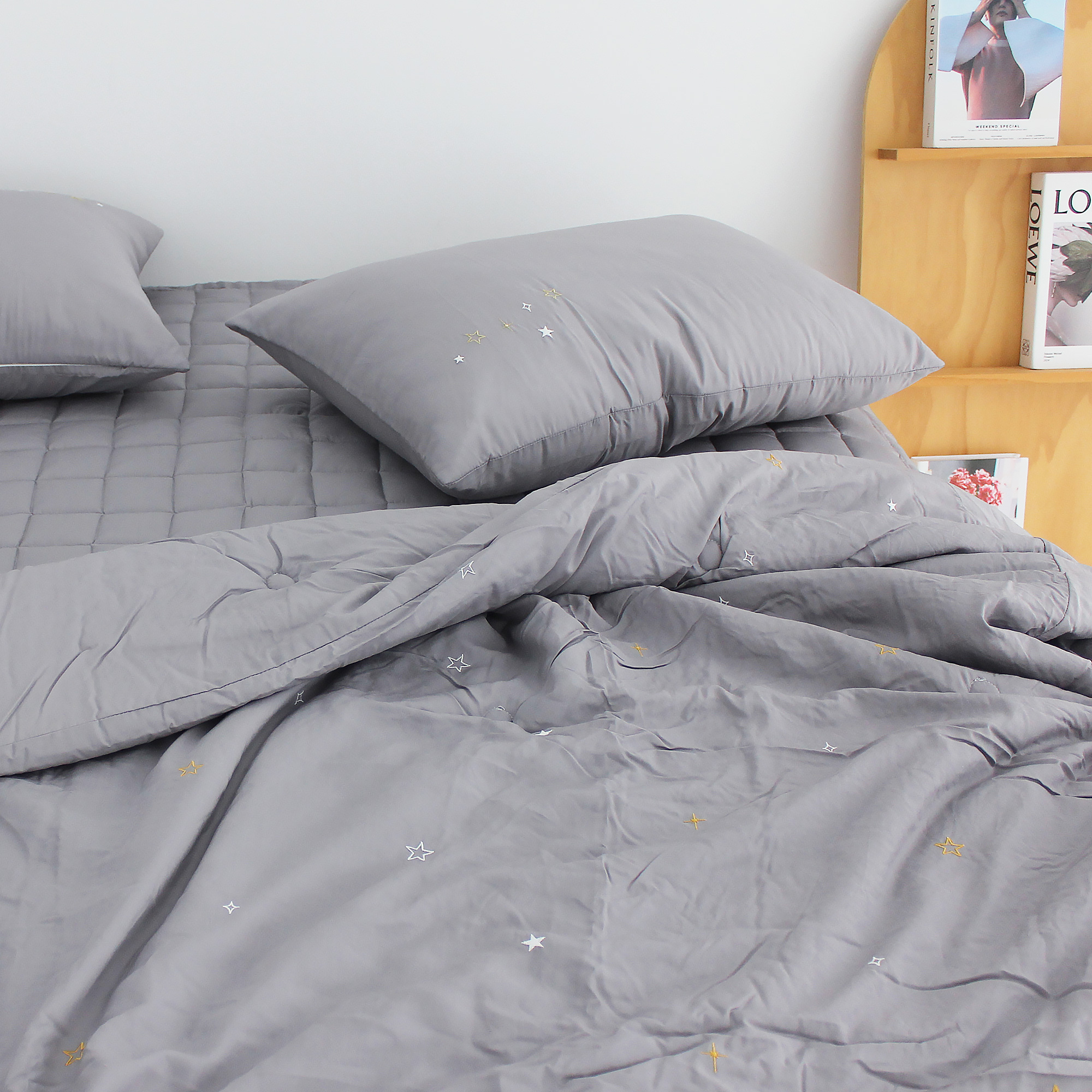 韓國棉被 微光-莫代爾（天絲吊卡）四季被