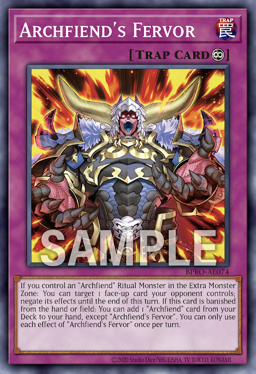 BPRO-AE074 Archfiend's Fervor(惡魔的氣魄)