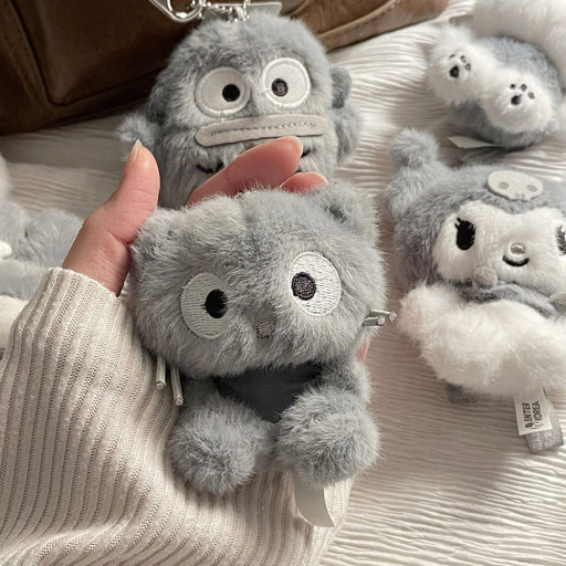 三麗鷗灰色毛絨吊飾
