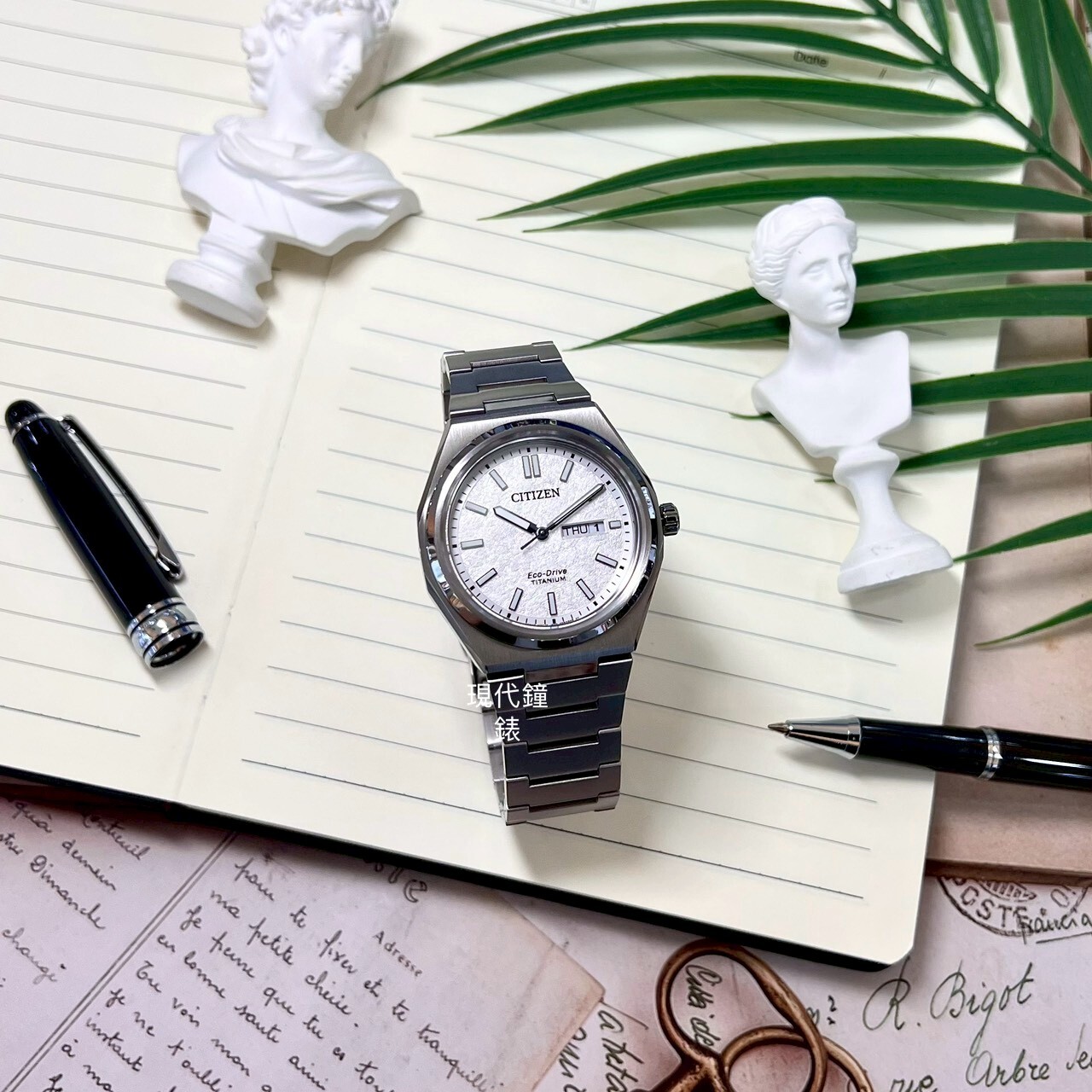 【CITIZEN星辰】紳士超級鈦金屬腕錶系列AW0130-85A 39.5mm 現代鐘錶