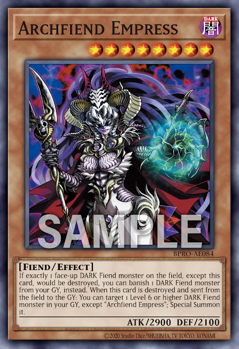 BPRO-AE084 Archfiend Empress(地獄女皇惡魔)