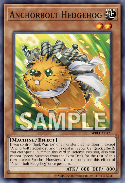 BPRO-AE091 Anchorbolt Hedgehog(錨栓螺絲刺蝟)