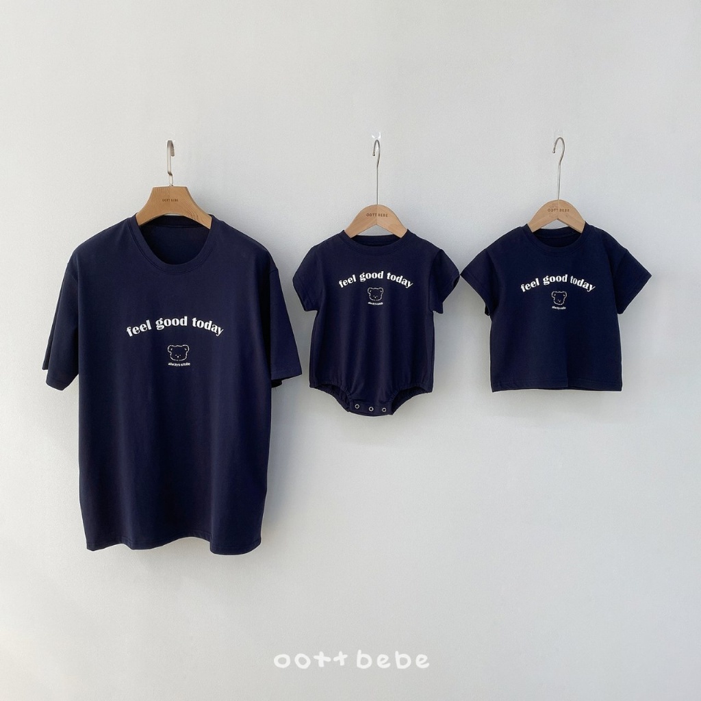 韓國🇰🇷OOTTBEBE 好心情熊熊親子上衣(Freesize)