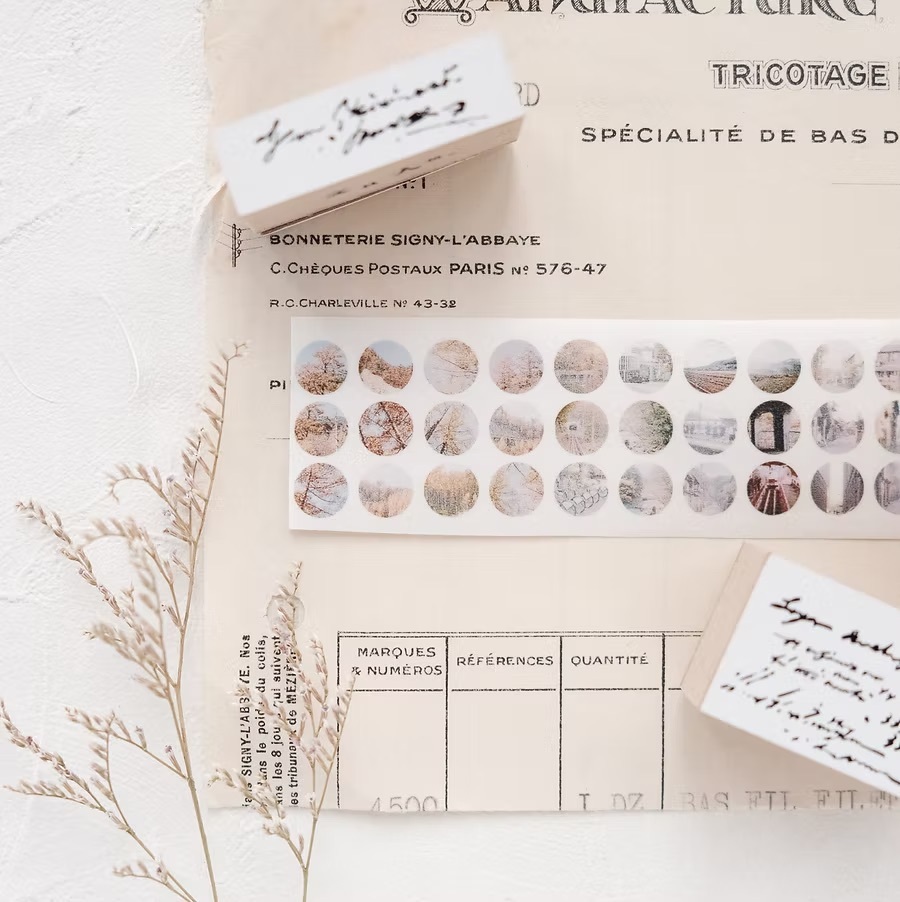 文具人格｜碎片/圓 ​​CIRCLE 和紙膠帶