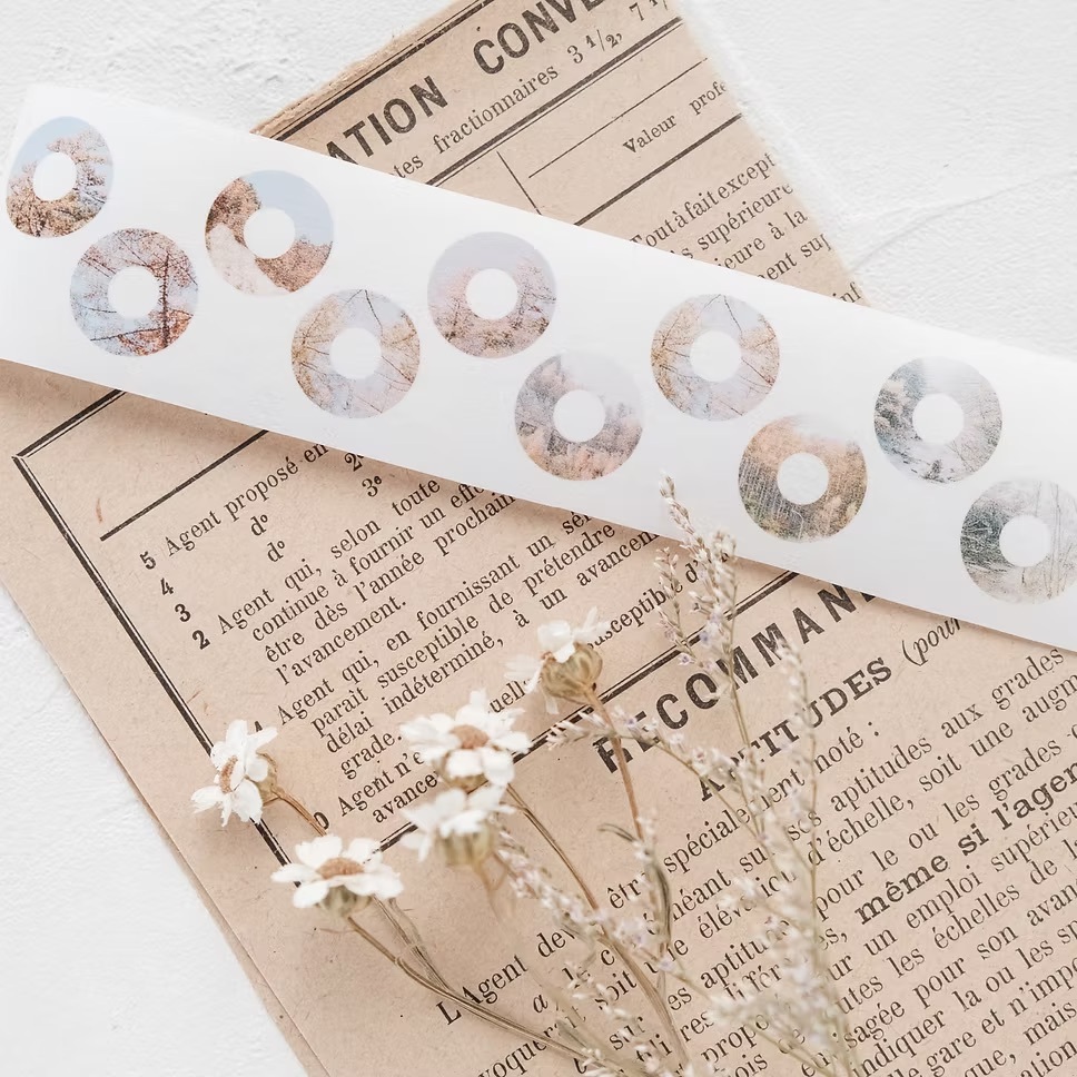 文具人格｜碎片/圓 ​​CIRCLE 和紙膠帶