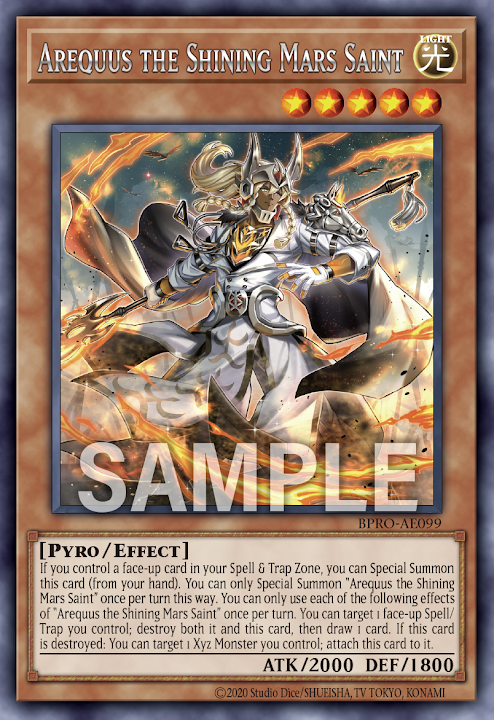 BPRO-AE099 (R)Arequus the Shining Mars Saint(熒焅聖 阿列克斯)