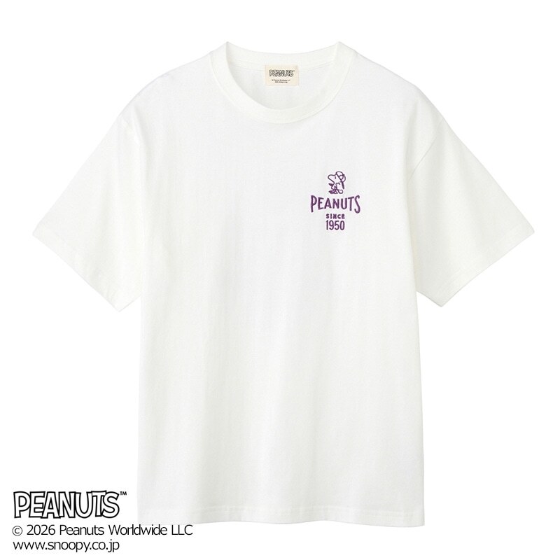 [連線優惠] PLAZA PEANUTS 史努比漫畫刺繡T恤