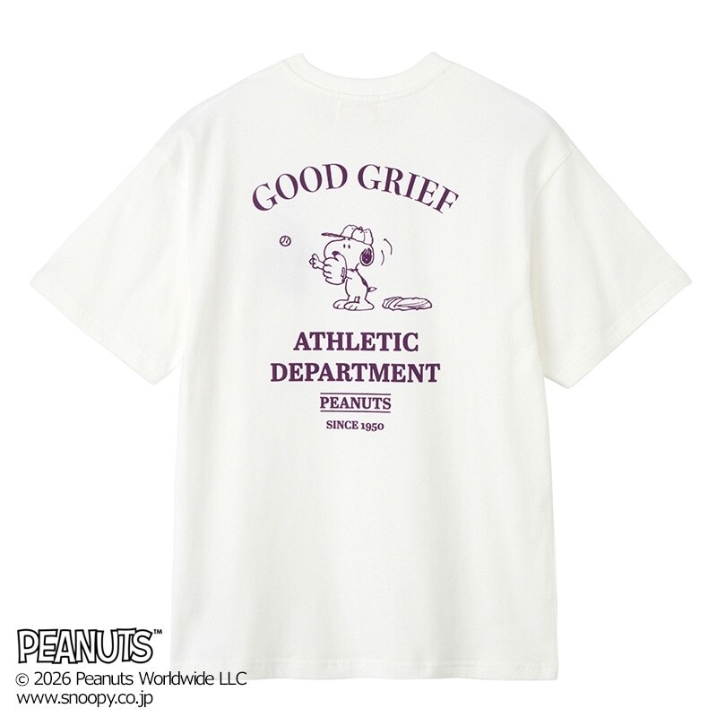 [連線優惠] PLAZA PEANUTS 史努比漫畫刺繡T恤