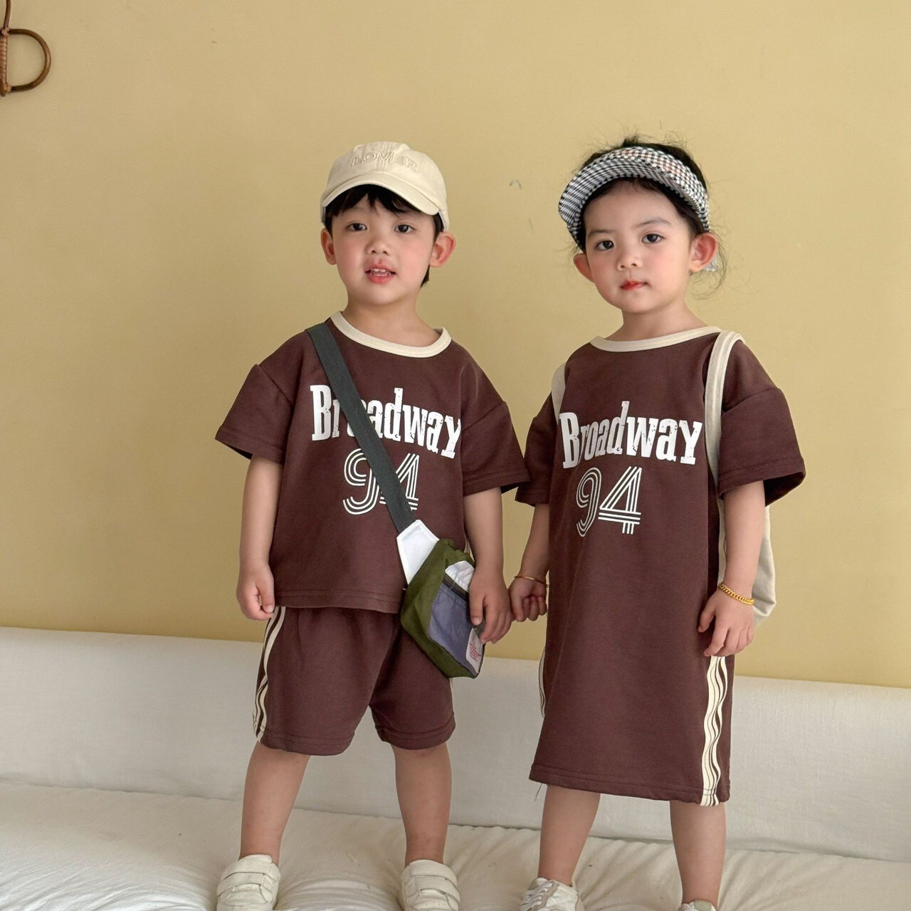 百老匯Broadway94休閒童趣套裝ꕀꕀꕀ ＊短袖上衣 + 短褲/裙子