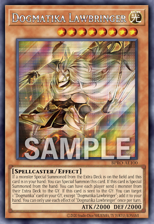 BPRO-AE100 (SR/SER)Dogmatika Lawbringer(教導的死徒)
