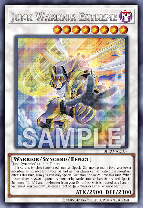 BPRO-AE107 (UTR/SER)Junk Warrior Extreme(廢品戰士 極致)