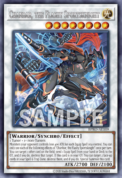 BPRO-AE109  (R)Chanbar, the Flashy Sportsknight (閃爍體育騎士 坎巴)