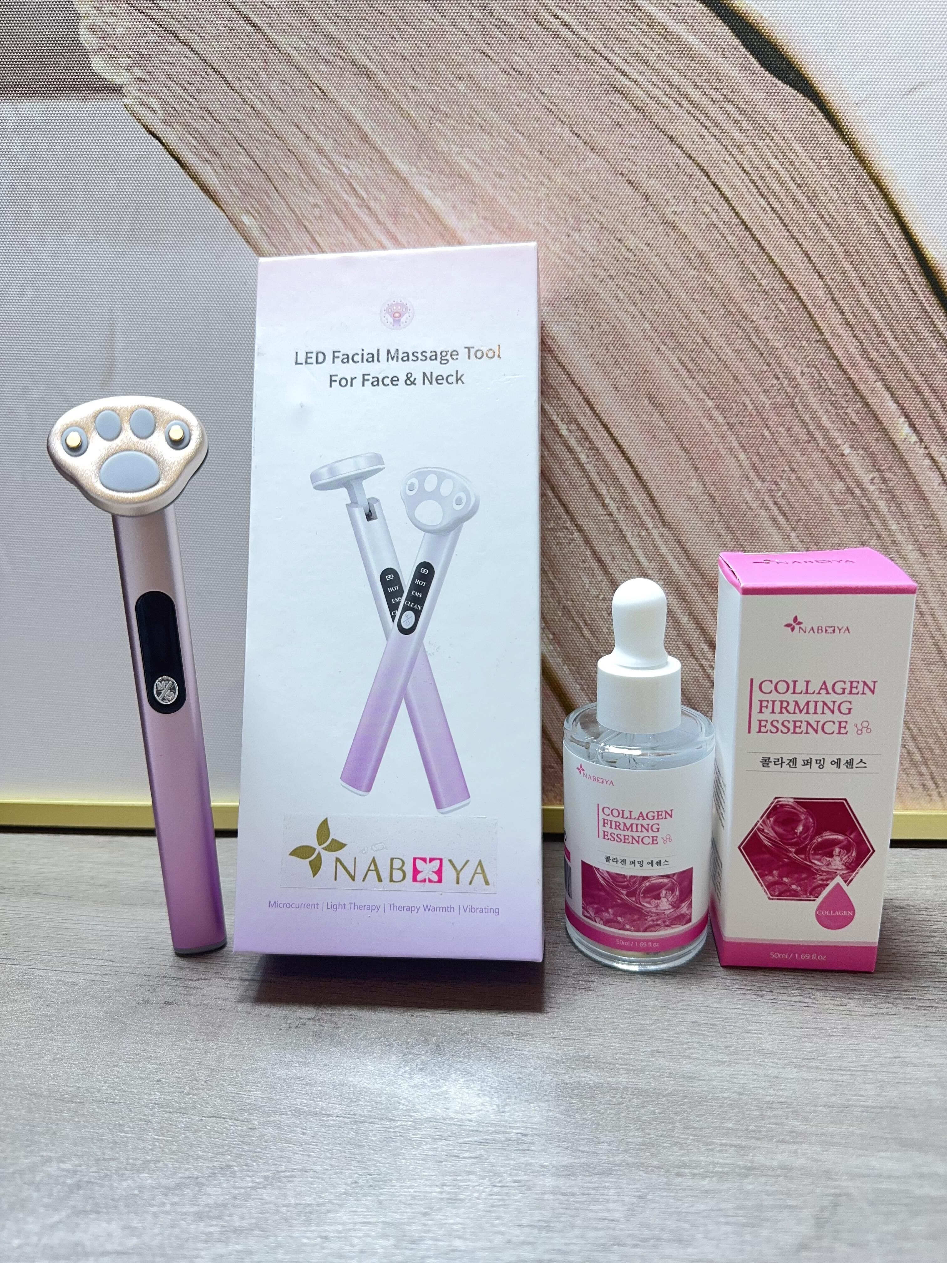 韓國高濃縮精華配7色LED EMS 微電波貓抓射頻儀套裝~154AS