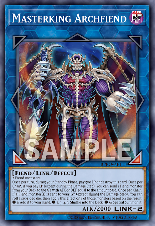 BPRO-AE113 Masterking Archfiend(永恆國王惡魔)