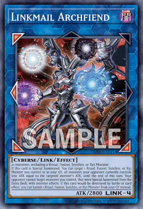 BPRO-AE114 Linkmail Archfiend(連接信鎧惡魔)