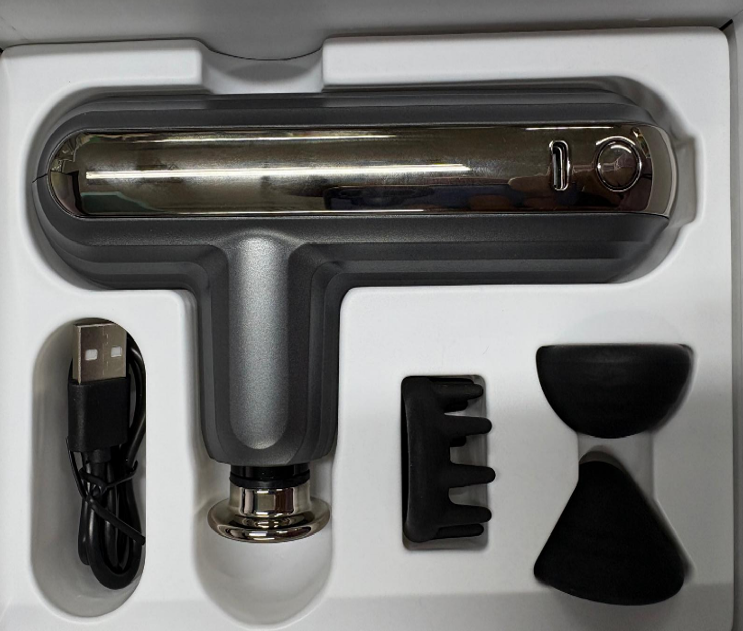 03.31DE27-石墨烯KM-石墨烯筋膜槍 (綠色) (黑色) (A27)