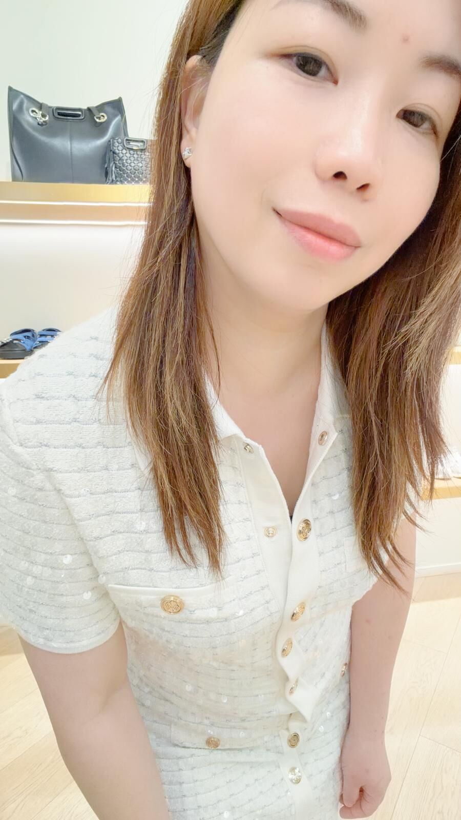 Maje 白色連身裙 #MFPRO03825