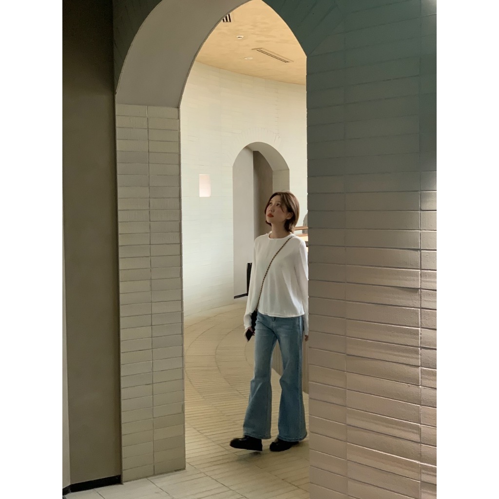 【imfine】小香絲光雙層感氣質上衣 #9887