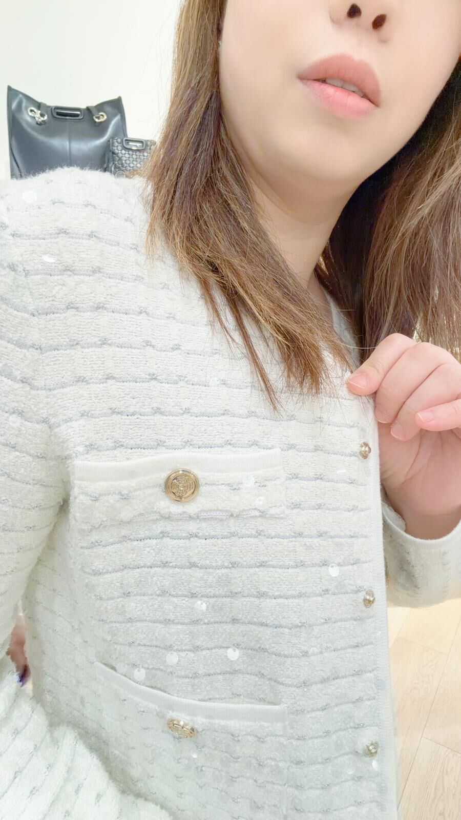 Maje 白色圓領外套 #MFPCA00543