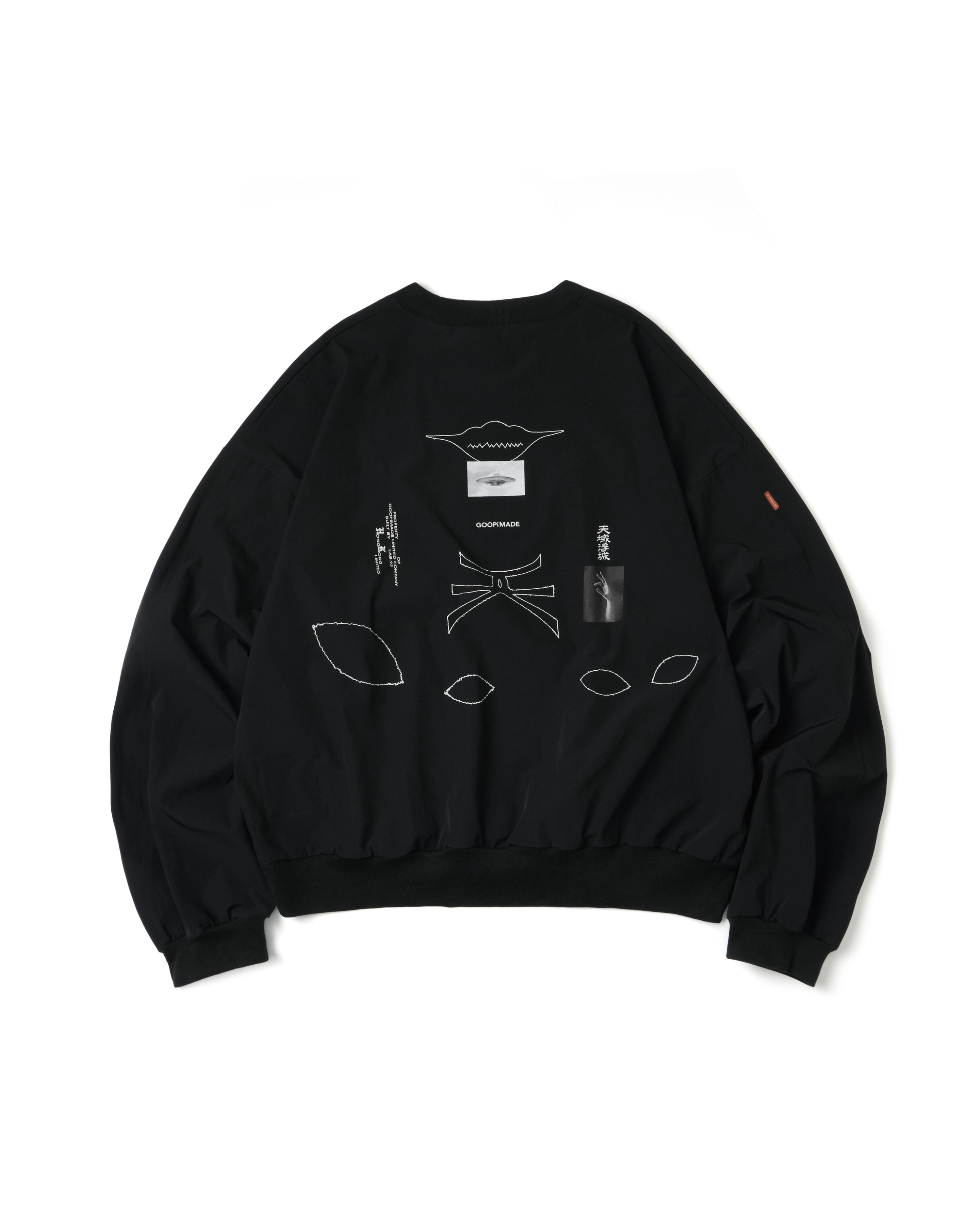 GOOPiMADE GCMP-LS1 Hong Kong Fragments L/S Tee - Black