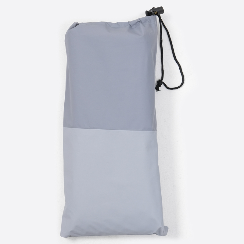 SP 大人用雙色雨披/深灰×灰