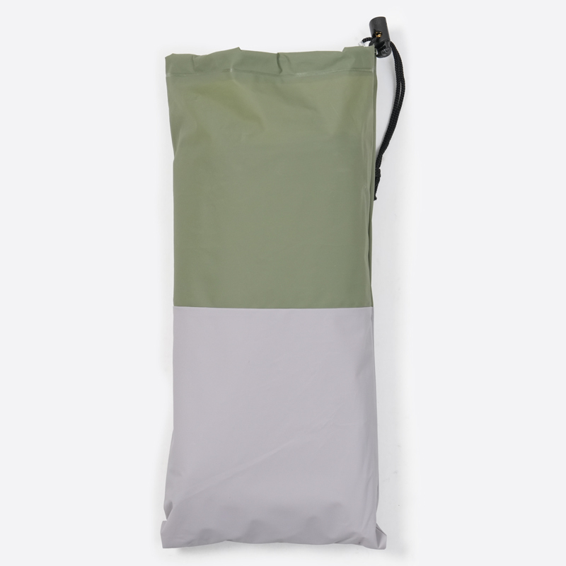 SP 大人用雙色雨披/深綠×灰