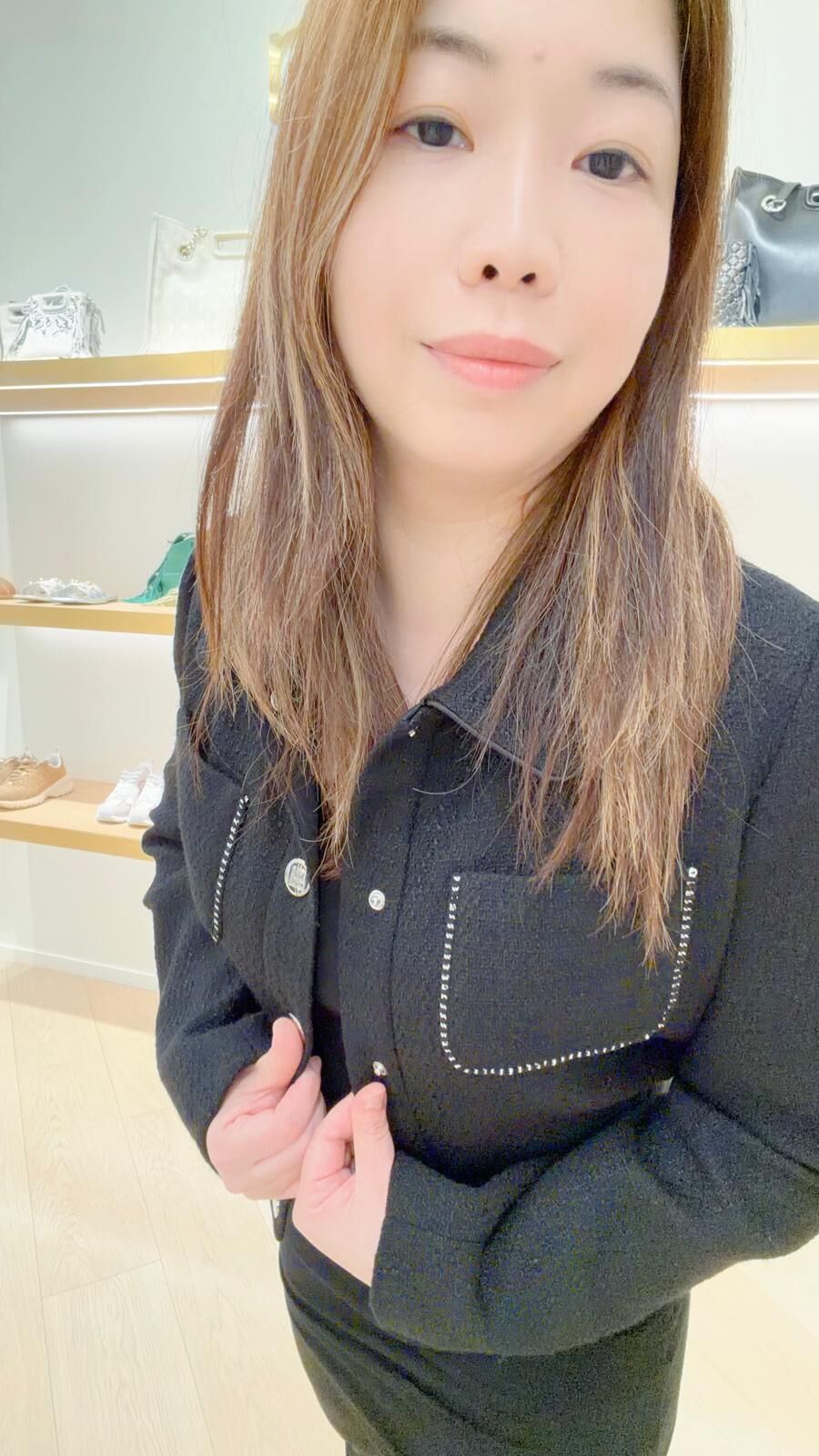 Maje 黑色厚外套 #MFPBL00700