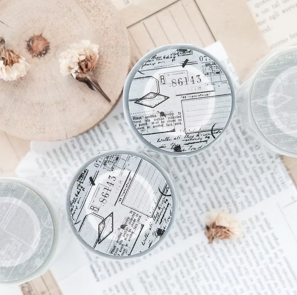 文具人格｜框(黑墨/白墨) 霧面PET