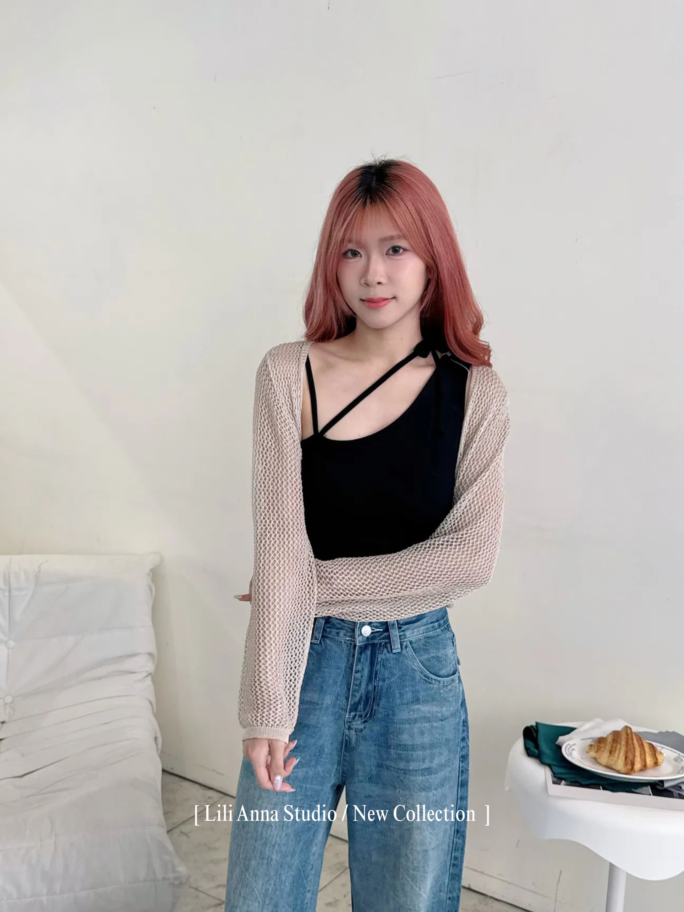 特殊肩帶小背心-0538