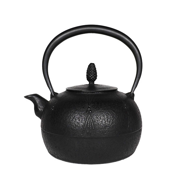 【金野和司】丸形松 鐵壺1.25L