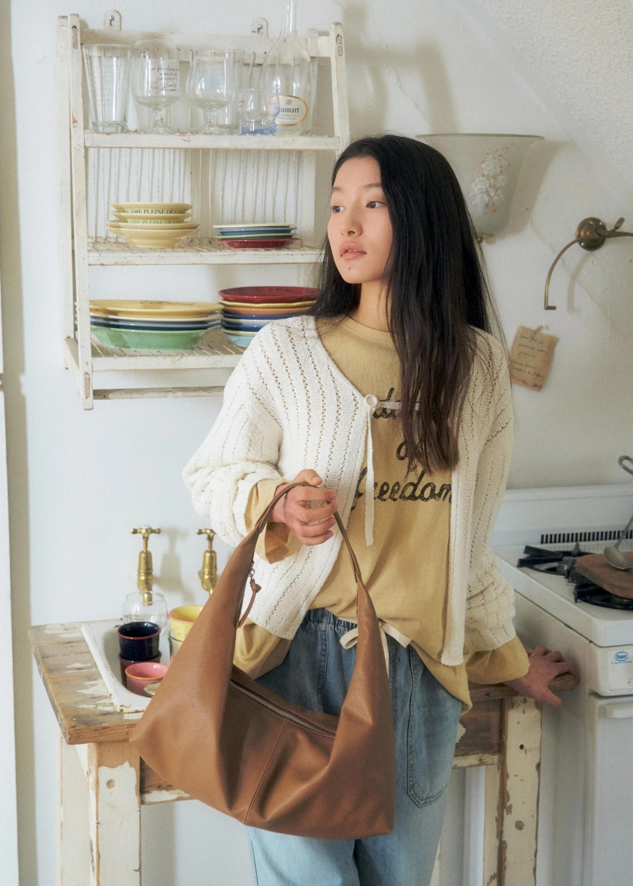 【 4/19收單 】Bucks & Leather Swing Bag L 搖擺肩背包 韓國