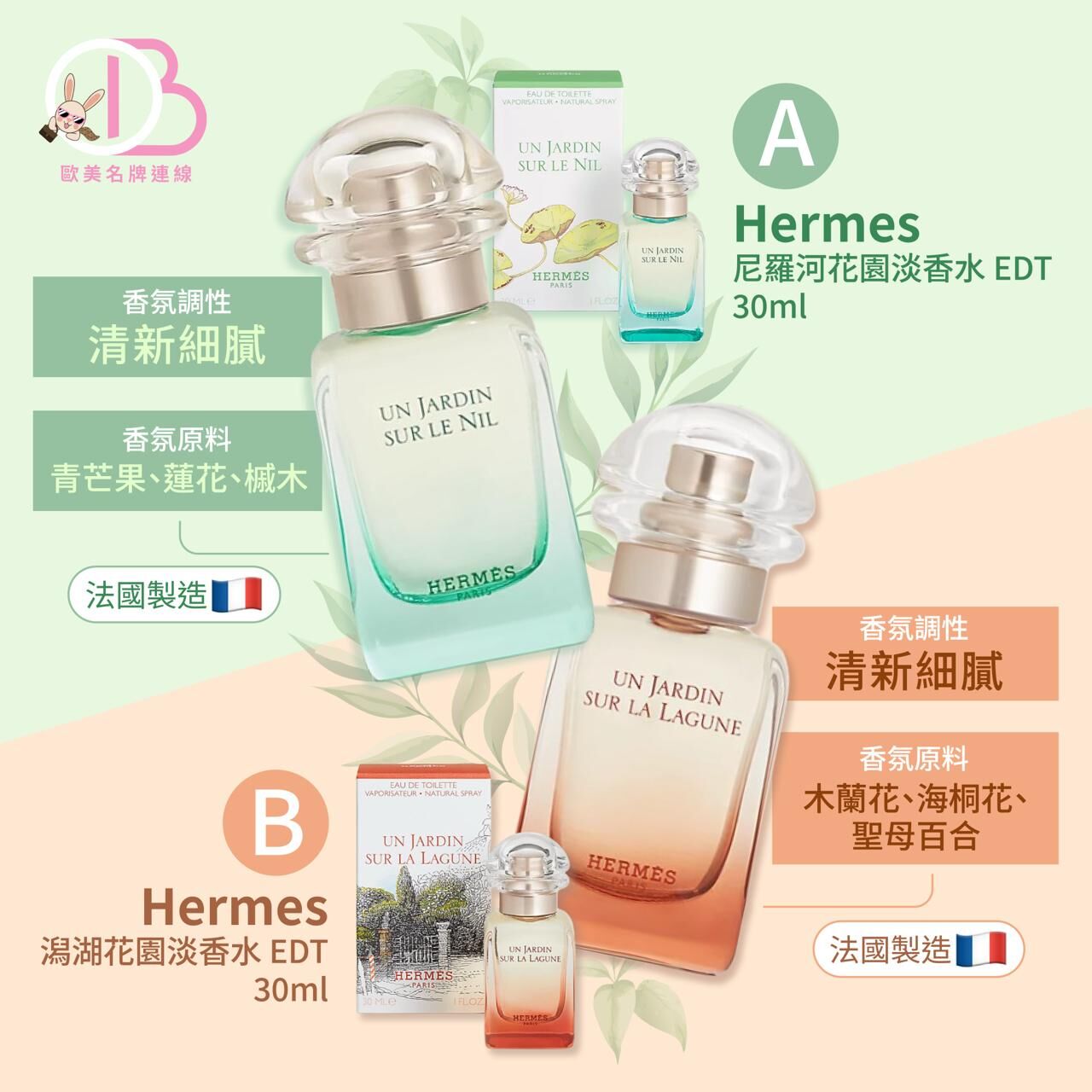 LYS01481 Hermes 花園系列香水EDT 30ml