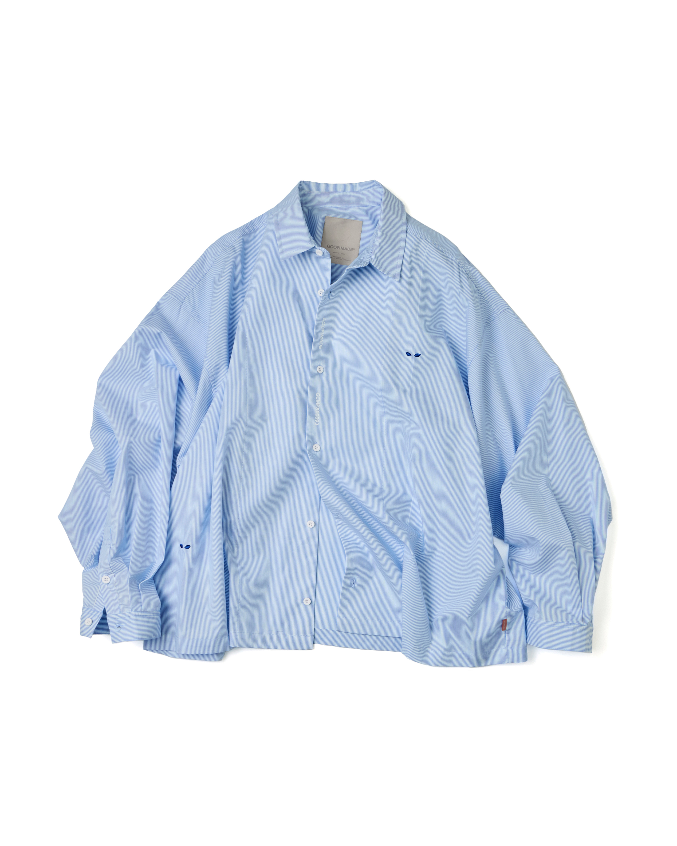 GOOPiMADE GCMP-S1 Hidden in Stripe Shirt - Blue