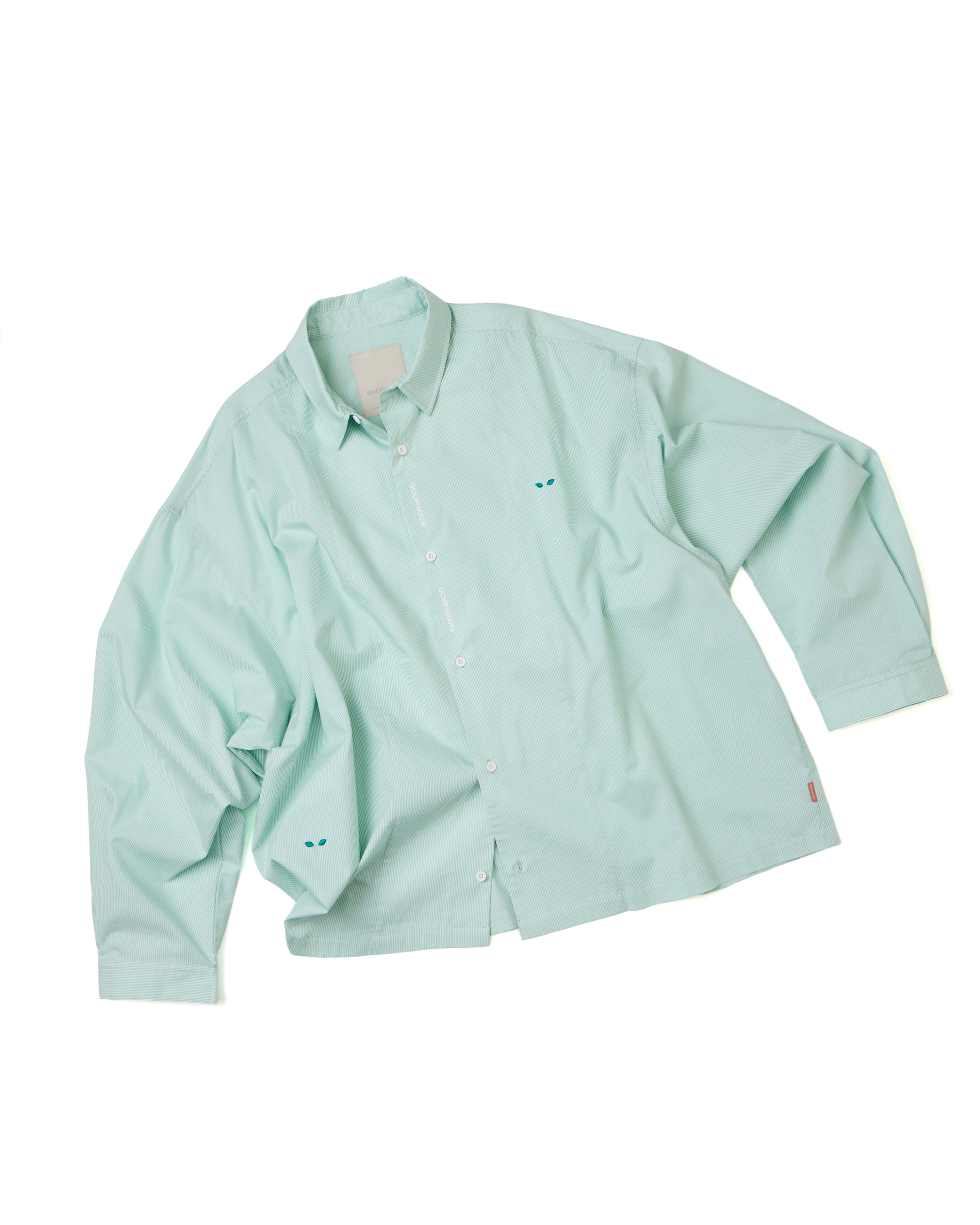 GOOPiMADE GCMP-S1 Hidden in Stripe Shirt - Green