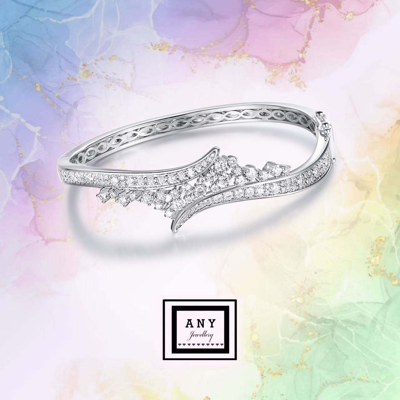 AQ44 B1947 Chanmpagne Bubble Bangle 香檳氣泡（莫桑）$988