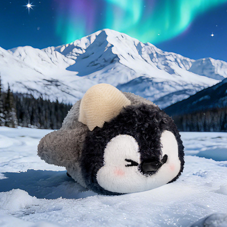 Bamboomates x Ocean Park 蛋殼帽企鵝趴趴公仔