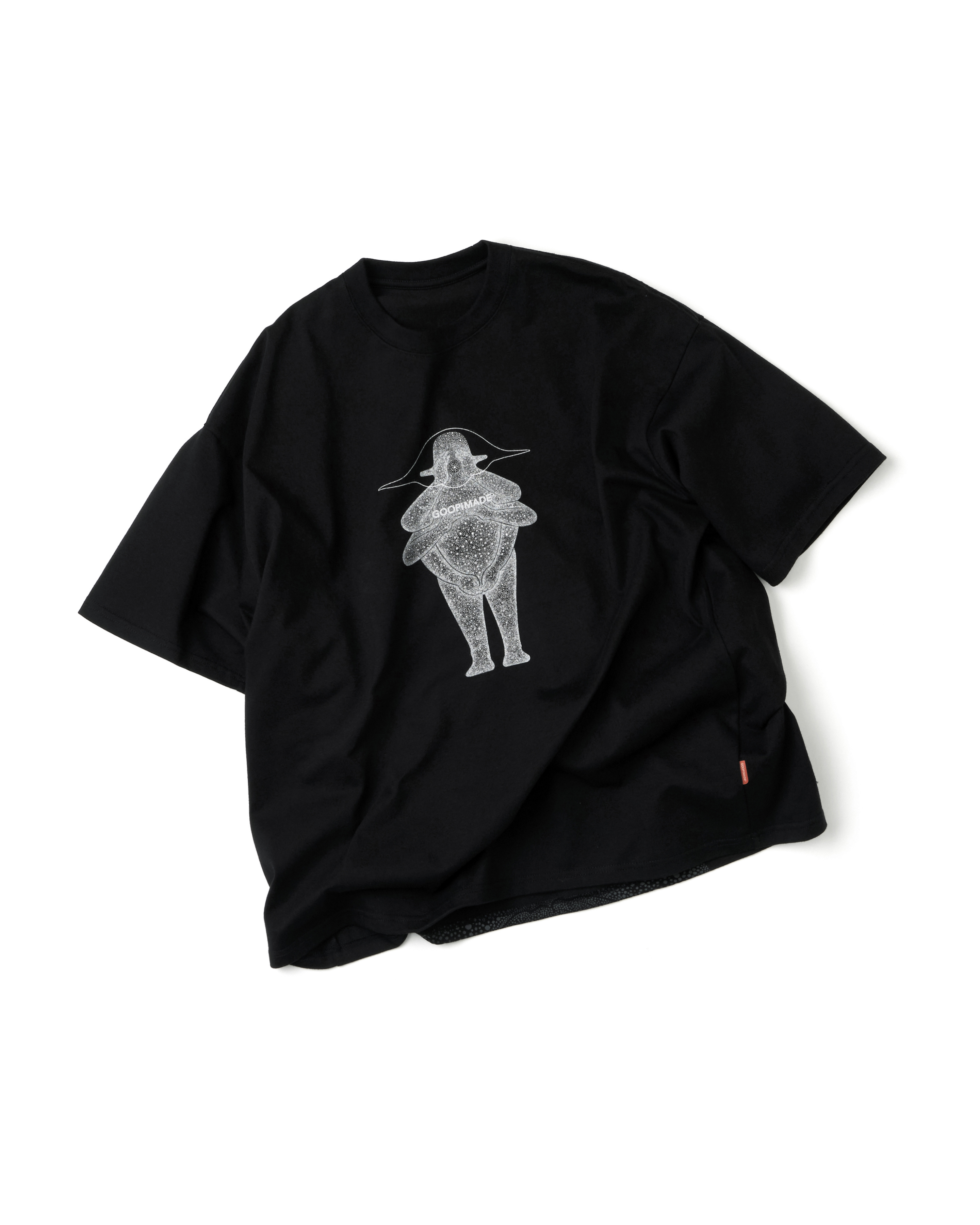 GOOPiMADE Prodip Leung - “孤僻” Starchild Tee - Black